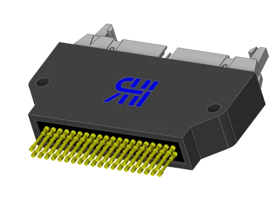 Nadelprüfadapter für 40-poligen, 2-reihigen Steckverbinder, Rastermaß: 2,54mm;