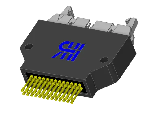 Nadelprüfadapter für 26-poligen, 2-reihigen Steckverbinder, Rastermaß: 2,54mm;