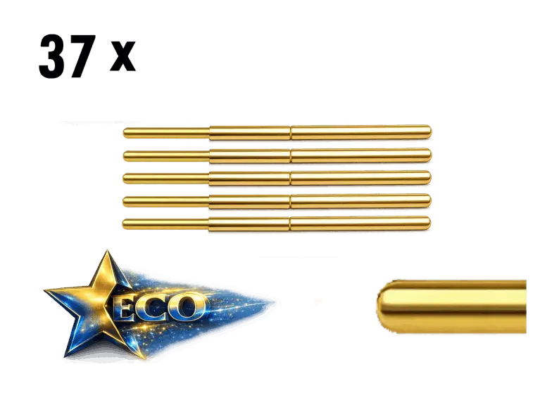 Beipack für Nadelprüfadapter SubD-37; 37x Federkontaktstifte ECO, rund;