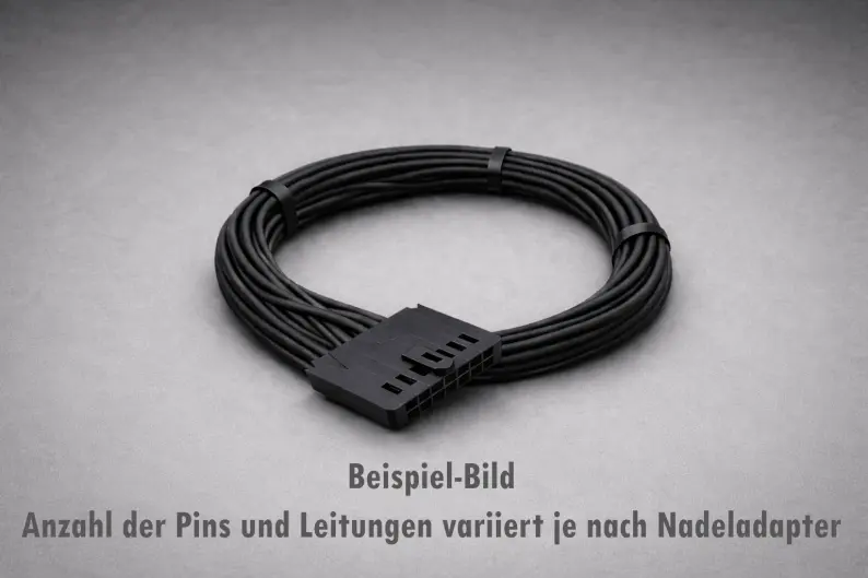 Anschlussleitung für Nadelprüfadapter FB40; Länge 0,5 Meter; höchstflexibel, ROHS-konform, halogenfrei;