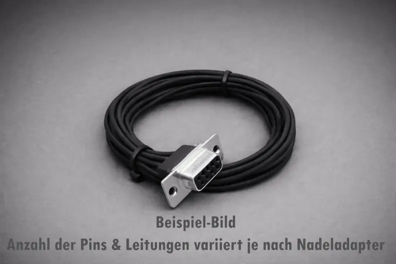 Anschlussleitung für Nadelprüfadapter SubD-37; Länge 0,5 Meter; höchstflexibel, ROHS-konform, halogenfrei;