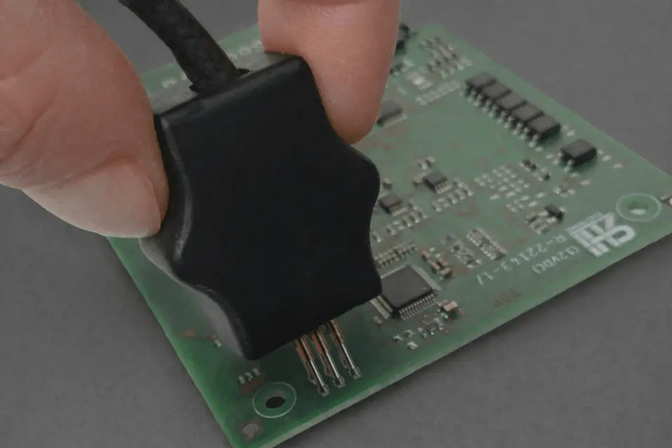 Handheld Nadelprüfadapter zur schnellen händischen Kontaktierung