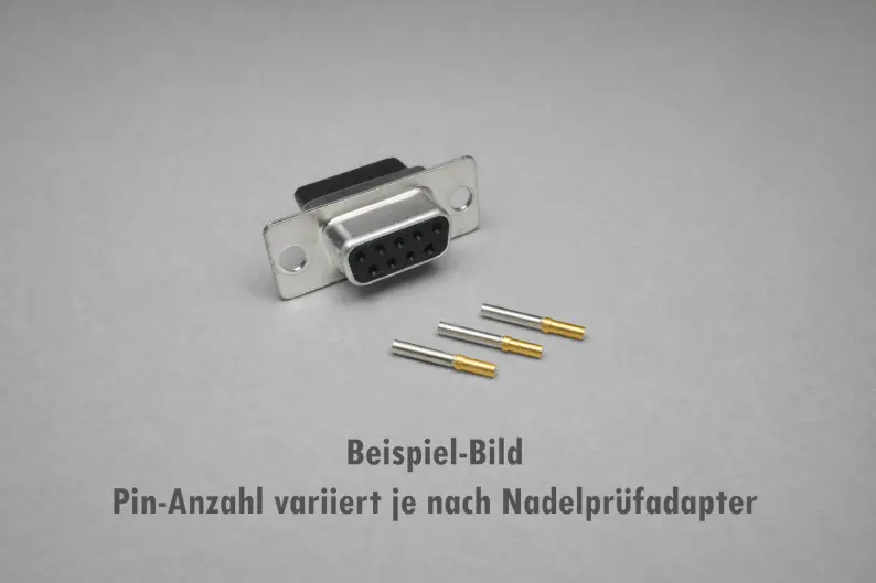 Anschluss-Stecker Set für Nadelprüfadapter SubD-37 incl. 37x Crimp-Pins;