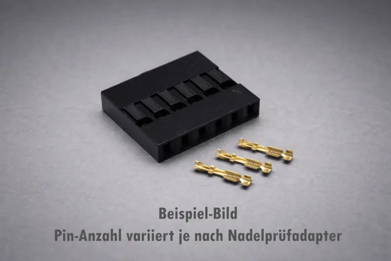 Anschluss-Stecker Set für Nadelprüfadapter SR07 incl. 7x Crimp-Pins;