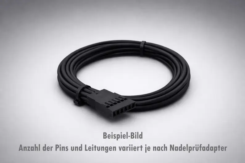 Anschlussleitung für Nadelprüfadapter SR07; Länge 0,5 Meter; höchstflexibel, ROHS-konform, halogenfrei;