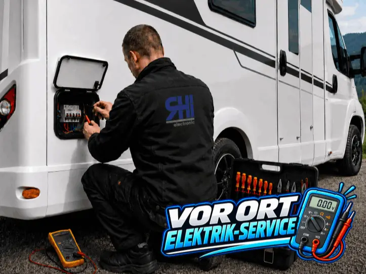 Vor Ort Elektronik- und Elektrik Service für Wohnmobil, Caravan, PKW und Anhänger im Großraum München, Rosenheim, Miesbach, Starnberg und im bayrischen Oberland. Fehlersuche und Fehlerdiagnose, Reparaturen an Kabelbäumen, elektrischen Schaltungen und Baugruppen und vieles mehr.